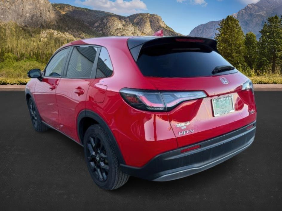 2024 RED /Black Honda HR-V (3CZRZ2H52RM) with an 2L I-4 gasoline direct injection engine, Automatic transmission, located at 1175 N Woodruff Ave, Idaho Falls, ID, 83401, 43.506901, -111.999657 - 2024 Honda HR-V with 2.0L 4-cylinder engine and CVT automatic transmission. Compact SUV offering efficient performance, smooth ride, and easy handling. Features include Bluetooth connectivity, touchscreen infotainment system, USB ports, and rearview camera. Honda Sensing safety suite includes lane k- Photo#2