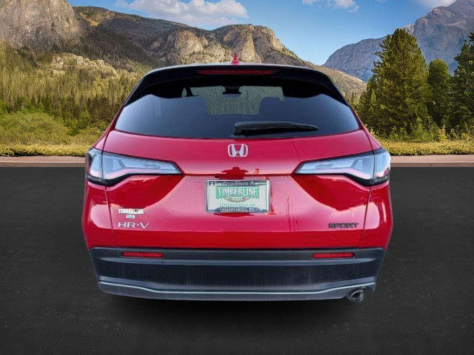 2024 RED /Black Honda HR-V (3CZRZ2H52RM) with an 2L I-4 gasoline direct injection engine, Automatic transmission, located at 1175 N Woodruff Ave, Idaho Falls, ID, 83401, 43.506901, -111.999657 - 2024 Honda HR-V with 2.0L 4-cylinder engine and CVT automatic transmission. Compact SUV offering efficient performance, smooth ride, and easy handling. Features include Bluetooth connectivity, touchscreen infotainment system, USB ports, and rearview camera. Honda Sensing safety suite includes lane k- Photo#3