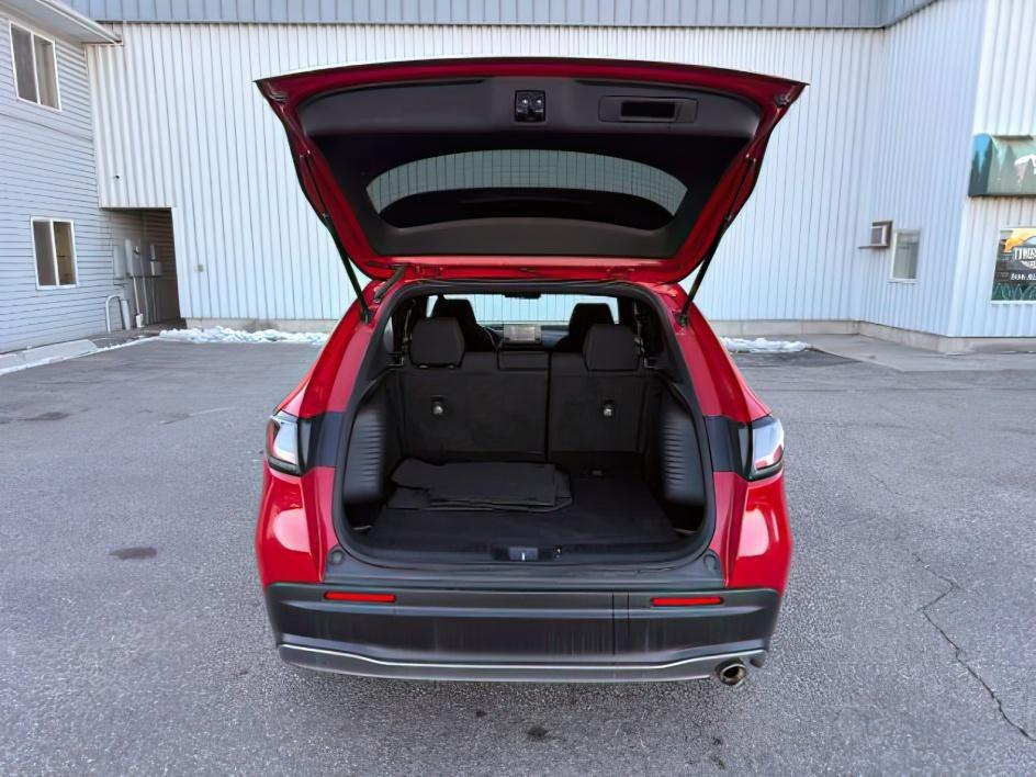 2024 RED /Black Honda HR-V (3CZRZ2H52RM) with an 2L I-4 gasoline direct injection engine, Automatic transmission, located at 1175 N Woodruff Ave, Idaho Falls, ID, 83401, 43.506901, -111.999657 - 2024 Honda HR-V with 2.0L 4-cylinder engine and CVT automatic transmission. Compact SUV offering efficient performance, smooth ride, and easy handling. Features include Bluetooth connectivity, touchscreen infotainment system, USB ports, and rearview camera. Honda Sensing safety suite includes lane k- Photo#5