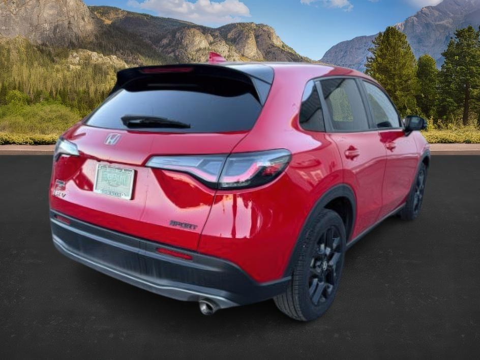 2024 RED /Black Honda HR-V (3CZRZ2H52RM) with an 2L I-4 gasoline direct injection engine, Automatic transmission, located at 1175 N Woodruff Ave, Idaho Falls, ID, 83401, 43.506901, -111.999657 - 2024 Honda HR-V with 2.0L 4-cylinder engine and CVT automatic transmission. Compact SUV offering efficient performance, smooth ride, and easy handling. Features include Bluetooth connectivity, touchscreen infotainment system, USB ports, and rearview camera. Honda Sensing safety suite includes lane k- Photo#7