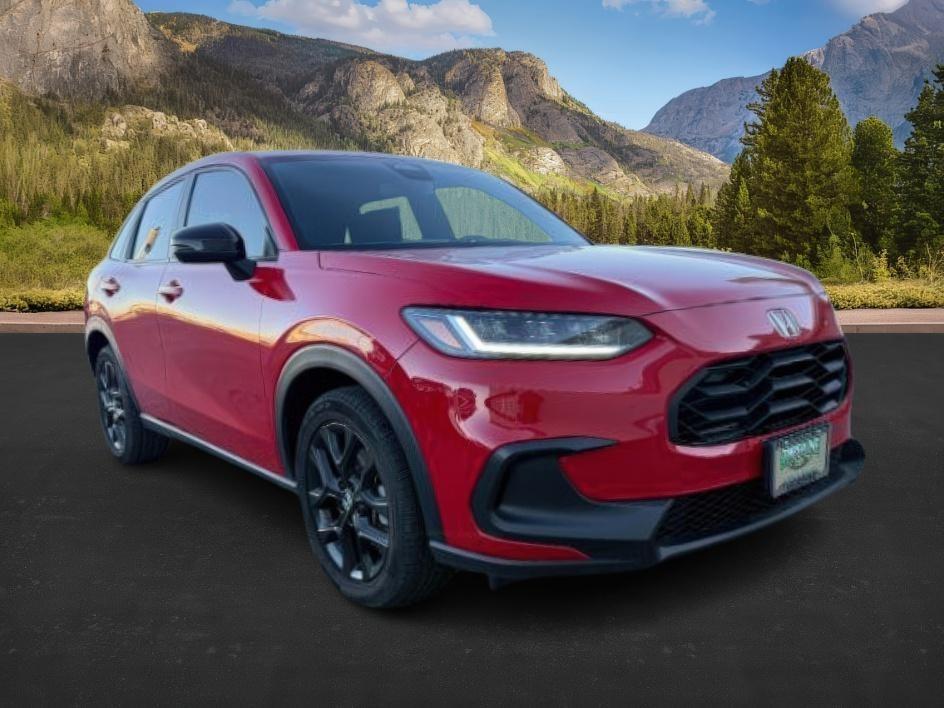 2024 RED /Black Honda HR-V (3CZRZ2H52RM) with an 2L I-4 gasoline direct injection engine, Automatic transmission, located at 1175 N Woodruff Ave, Idaho Falls, ID, 83401, 43.506901, -111.999657 - 2024 Honda HR-V with 2.0L 4-cylinder engine and CVT automatic transmission. Compact SUV offering efficient performance, smooth ride, and easy handling. Features include Bluetooth connectivity, touchscreen infotainment system, USB ports, and rearview camera. Honda Sensing safety suite includes lane k- Photo#9