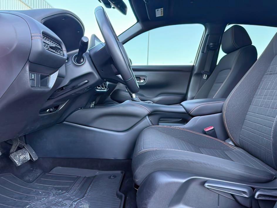 2024 RED /Black Honda HR-V (3CZRZ2H52RM) with an 2L I-4 gasoline direct injection engine, Automatic transmission, located at 1175 N Woodruff Ave, Idaho Falls, ID, 83401, 43.506901, -111.999657 - 2024 Honda HR-V with 2.0L 4-cylinder engine and CVT automatic transmission. Compact SUV offering efficient performance, smooth ride, and easy handling. Features include Bluetooth connectivity, touchscreen infotainment system, USB ports, and rearview camera. Honda Sensing safety suite includes lane k- Photo#13