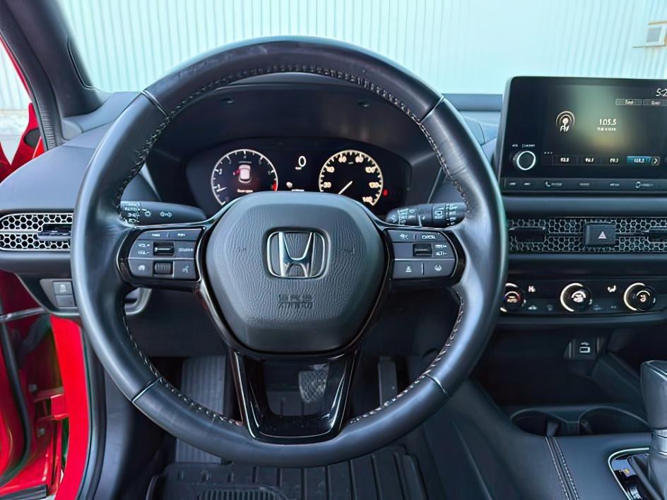 2024 RED /Black Honda HR-V (3CZRZ2H52RM) with an 2L I-4 gasoline direct injection engine, Automatic transmission, located at 1175 N Woodruff Ave, Idaho Falls, ID, 83401, 43.506901, -111.999657 - 2024 Honda HR-V with 2.0L 4-cylinder engine and CVT automatic transmission. Compact SUV offering efficient performance, smooth ride, and easy handling. Features include Bluetooth connectivity, touchscreen infotainment system, USB ports, and rearview camera. Honda Sensing safety suite includes lane k- Photo#15