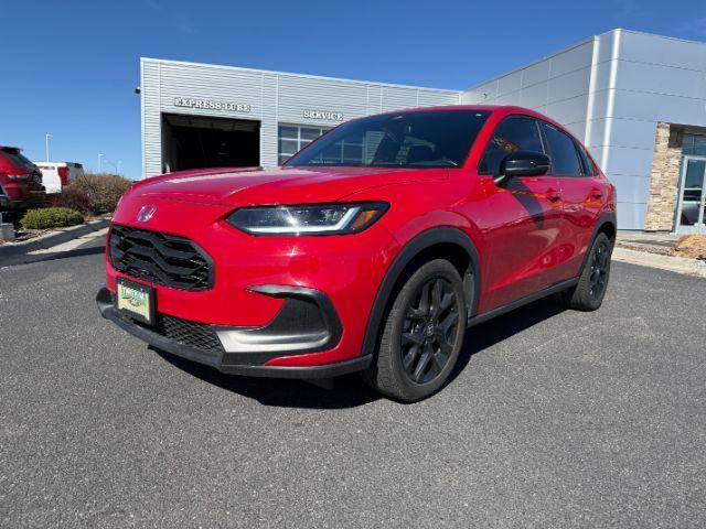 2024 RED /Black Honda HR-V (3CZRZ2H52RM) with an 2L I-4 gasoline direct injection engine, Automatic transmission, located at 1175 N Woodruff Ave, Idaho Falls, ID, 83401, 43.506901, -111.999657 - 2024 Honda HR-V with 2.0L 4-cylinder engine and CVT automatic transmission. Compact SUV offering efficient performance, smooth ride, and easy handling. Features include Bluetooth connectivity, touchscreen infotainment system, USB ports, and rearview camera. Honda Sensing safety suite includes lane k- Photo#24