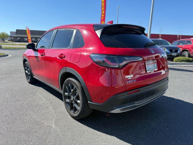 2024 RED /Black Honda HR-V (3CZRZ2H52RM) with an 2L I-4 gasoline direct injection engine, Automatic transmission, located at 1175 N Woodruff Ave, Idaho Falls, ID, 83401, 43.506901, -111.999657 - 2024 Honda HR-V with 2.0L 4-cylinder engine and CVT automatic transmission. Compact SUV offering efficient performance, smooth ride, and easy handling. Features include Bluetooth connectivity, touchscreen infotainment system, USB ports, and rearview camera. Honda Sensing safety suite includes lane k- Photo#26