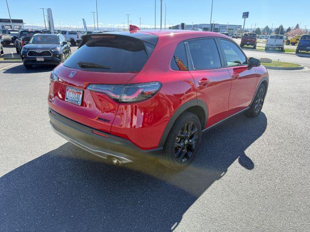 2024 RED /Black Honda HR-V (3CZRZ2H52RM) with an 2L I-4 gasoline direct injection engine, Automatic transmission, located at 1175 N Woodruff Ave, Idaho Falls, ID, 83401, 43.506901, -111.999657 - 2024 Honda HR-V with 2.0L 4-cylinder engine and CVT automatic transmission. Compact SUV offering efficient performance, smooth ride, and easy handling. Features include Bluetooth connectivity, touchscreen infotainment system, USB ports, and rearview camera. Honda Sensing safety suite includes lane k- Photo#30