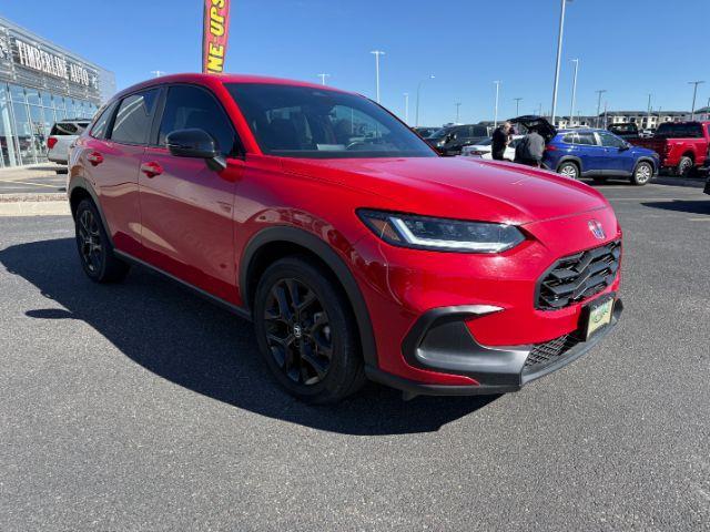 2024 RED /Black Honda HR-V (3CZRZ2H52RM) with an 2L I-4 gasoline direct injection engine, Automatic transmission, located at 1175 N Woodruff Ave, Idaho Falls, ID, 83401, 43.506901, -111.999657 - 2024 Honda HR-V with 2.0L 4-cylinder engine and CVT automatic transmission. Compact SUV offering efficient performance, smooth ride, and easy handling. Features include Bluetooth connectivity, touchscreen infotainment system, USB ports, and rearview camera. Honda Sensing safety suite includes lane k- Photo#32
