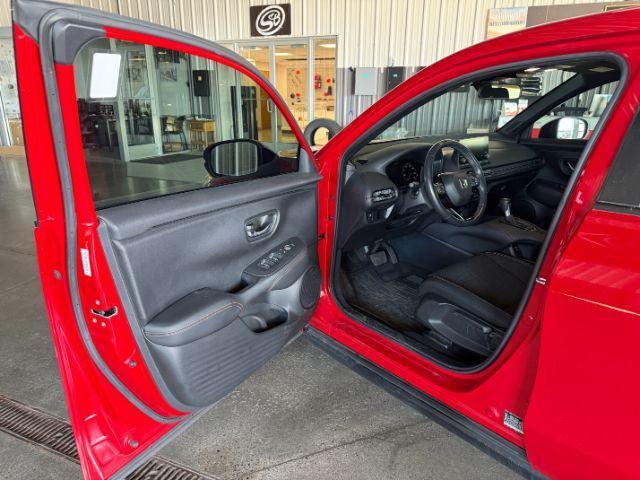 2024 RED /Black Honda HR-V (3CZRZ2H52RM) with an 2L I-4 gasoline direct injection engine, Automatic transmission, located at 1175 N Woodruff Ave, Idaho Falls, ID, 83401, 43.506901, -111.999657 - 2024 Honda HR-V with 2.0L 4-cylinder engine and CVT automatic transmission. Compact SUV offering efficient performance, smooth ride, and easy handling. Features include Bluetooth connectivity, touchscreen infotainment system, USB ports, and rearview camera. Honda Sensing safety suite includes lane k- Photo#34