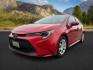 2021 Barcelona Red Metallic /Black Toyota Corolla (5YFEPMAE3MP) with an 18L I-4 DOHC engine, Automatic transmission, located at 1175 N Woodruff Ave, Idaho Falls, ID, 83401, 43.506901, -111.999657 - Photo#0