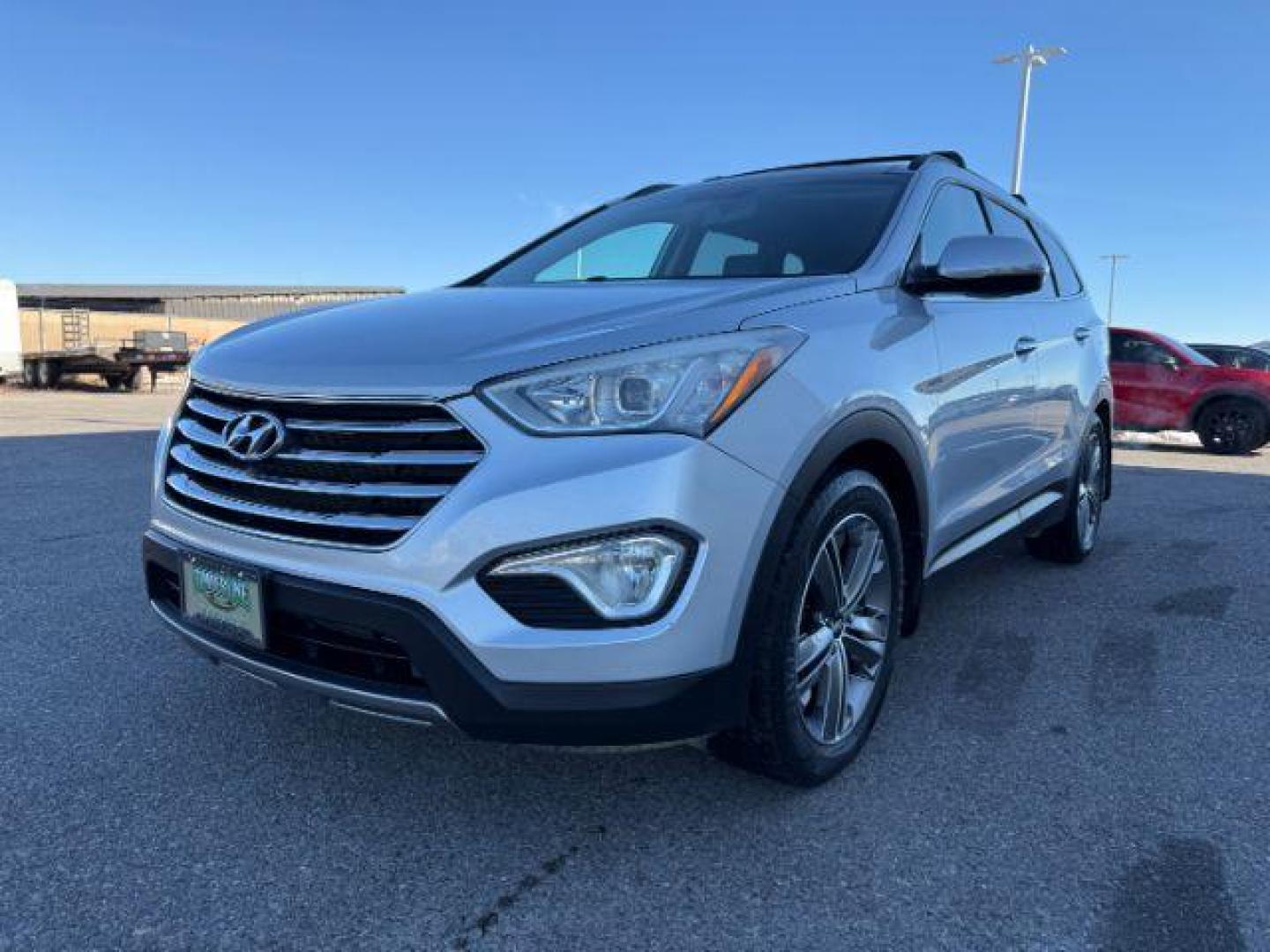 2014 SILVER /Gray Hyundai Santa Fe (KM8SRDHF4EU) with an Lambda II 33L V-6 gasoline direct injection engine, Automatic transmission, located at 1175 N Woodruff Ave, Idaho Falls, ID, 83401, 43.506901, -111.999657 - Photo#0