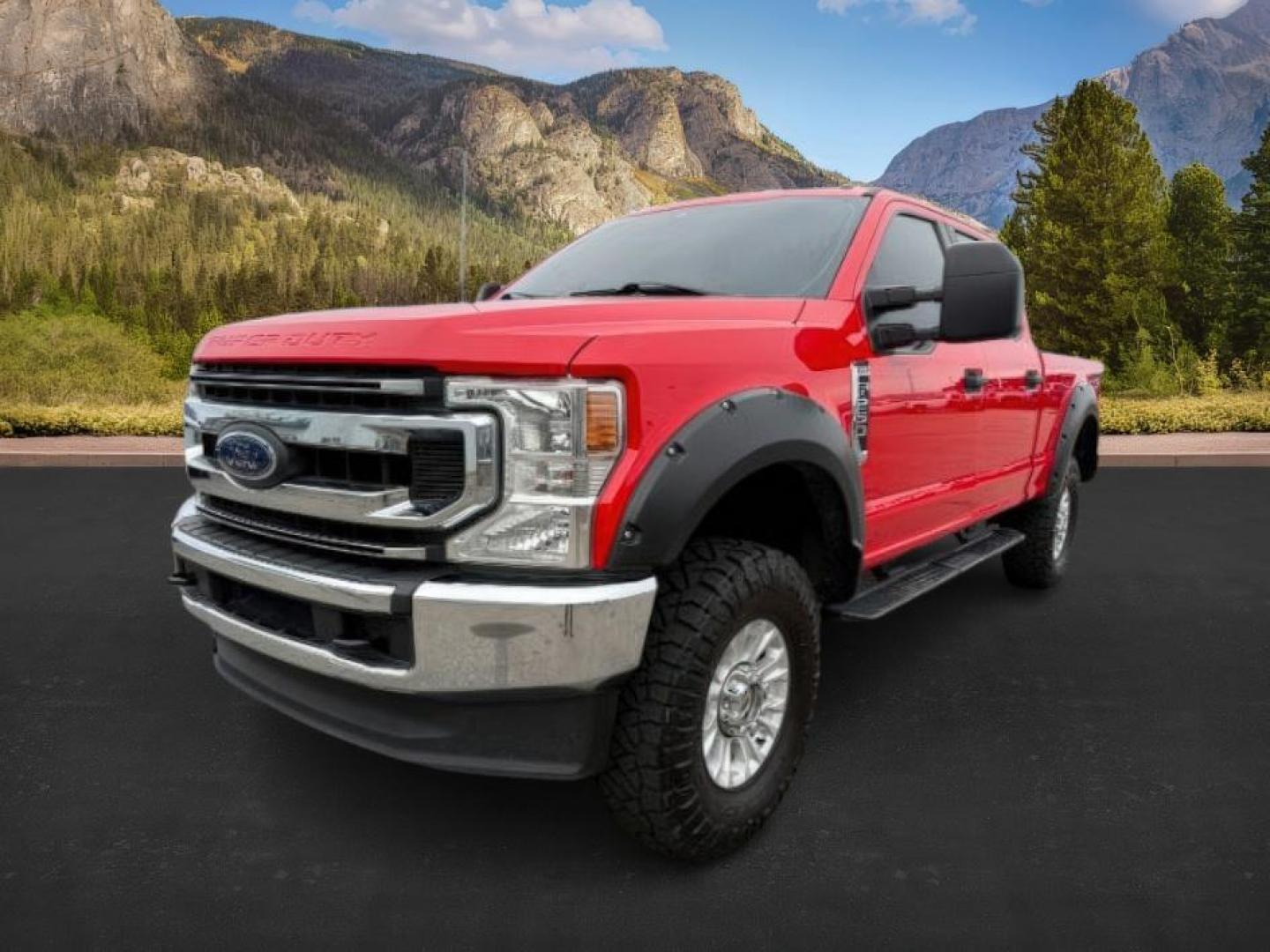 2021 RED /Medium Earth Gray Ford F-250 (1FT7W2B65ME) with an 62L V-8 variable valve control engine, Automatic transmission, located at 1175 N Woodruff Ave, Idaho Falls, ID, 83401, 43.506901, -111.999657 - At Timberline Auto, finding a great deal on your next vehicle is always easy! Our experienced sales staff's goal is to help find you the right vehicle at the right price! Our knowledgeable finance department has options for almost any credit score. We offer extended service contract options to prote - Photo#0