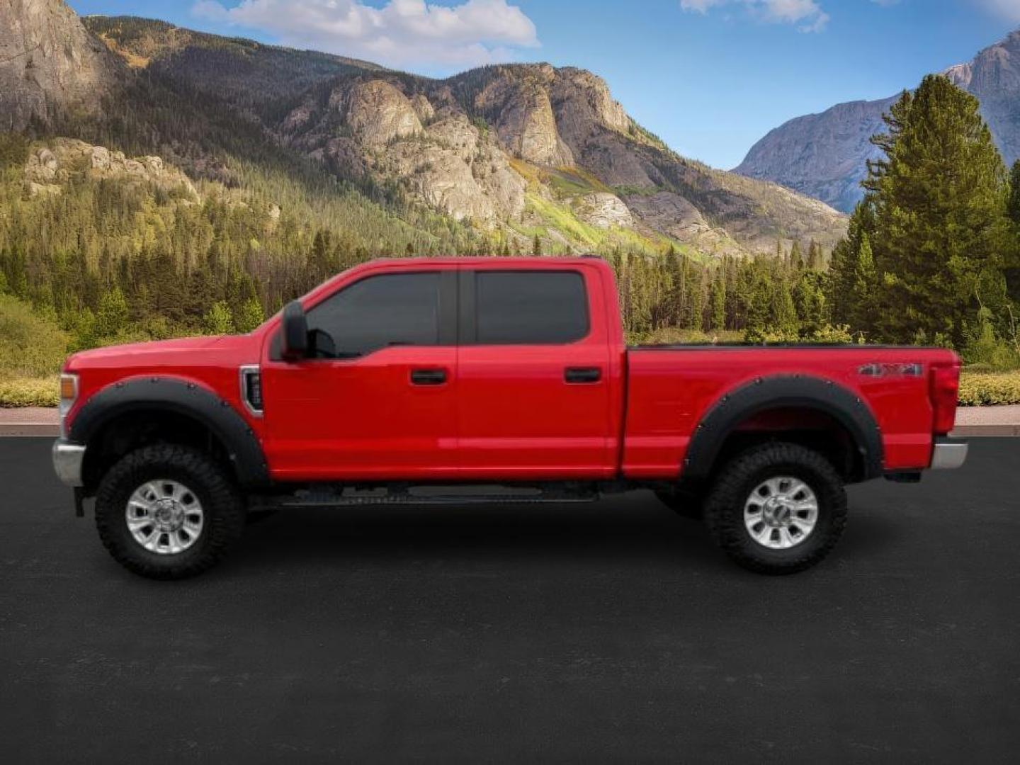 2021 RED /Medium Earth Gray Ford F-250 (1FT7W2B65ME) with an 62L V-8 variable valve control engine, Automatic transmission, located at 1175 N Woodruff Ave, Idaho Falls, ID, 83401, 43.506901, -111.999657 - At Timberline Auto, finding a great deal on your next vehicle is always easy! Our experienced sales staff's goal is to help find you the right vehicle at the right price! Our knowledgeable finance department has options for almost any credit score. We offer extended service contract options to prote - Photo#1