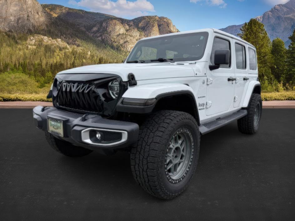 2021 WHITE /Black Jeep Wrangler Unlimited (1C4HJXEN5MW) with an 20L I4 TURBO engine, Automatic transmission, located at 1175 N Woodruff Ave, Idaho Falls, ID, 83401, 43.506901, -111.999657 - Adventure is calling, and this 2021 Jeep Wrangler Unlimited Sahara 4wd is ready to answer! Finished in stunning pearl white with the sought after hardtop, this Wrangler combines legendary Jeep capability with premium comfort and unmistakable style. Conquer trails, snow, mud, and everything in betw- Photo#0