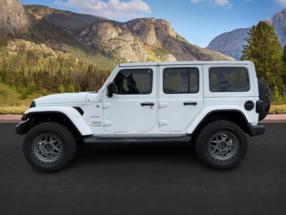 2021 WHITE /Black Jeep Wrangler Unlimited (1C4HJXEN5MW) with an 20L I4 TURBO engine, Automatic transmission, located at 1175 N Woodruff Ave, Idaho Falls, ID, 83401, 43.506901, -111.999657 - Adventure is calling, and this 2021 Jeep Wrangler Unlimited Sahara 4wd is ready to answer! Finished in stunning pearl white with the sought after hardtop, this Wrangler combines legendary Jeep capability with premium comfort and unmistakable style. Conquer trails, snow, mud, and everything in betw- Photo#1