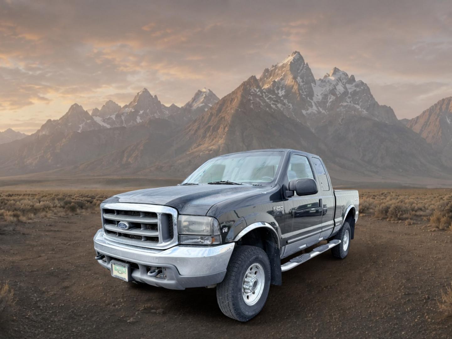 1999 Black Clearcoat /Medium Graphite Ford F-250 XLT (1FTNX21S8XE) with an V10, 6.8L (415 CID) engine, 4-speed automatic transmission, located at 1175 N Woodruff Ave, Idaho Falls, ID, 83401, 43.506901, -111.999657 - <b>Vehicle Details</b><br>Power, capability, and classic Ford toughness come together in this 1999 Ford F-250 Super Duty XLT 4WD, now available in Idaho Falls, ID. Built to handle hard work and weekend adventure alike, this heavy-duty pickup is powered by the legendary V10 6.8L (415 CID) gasoline en- Photo#0