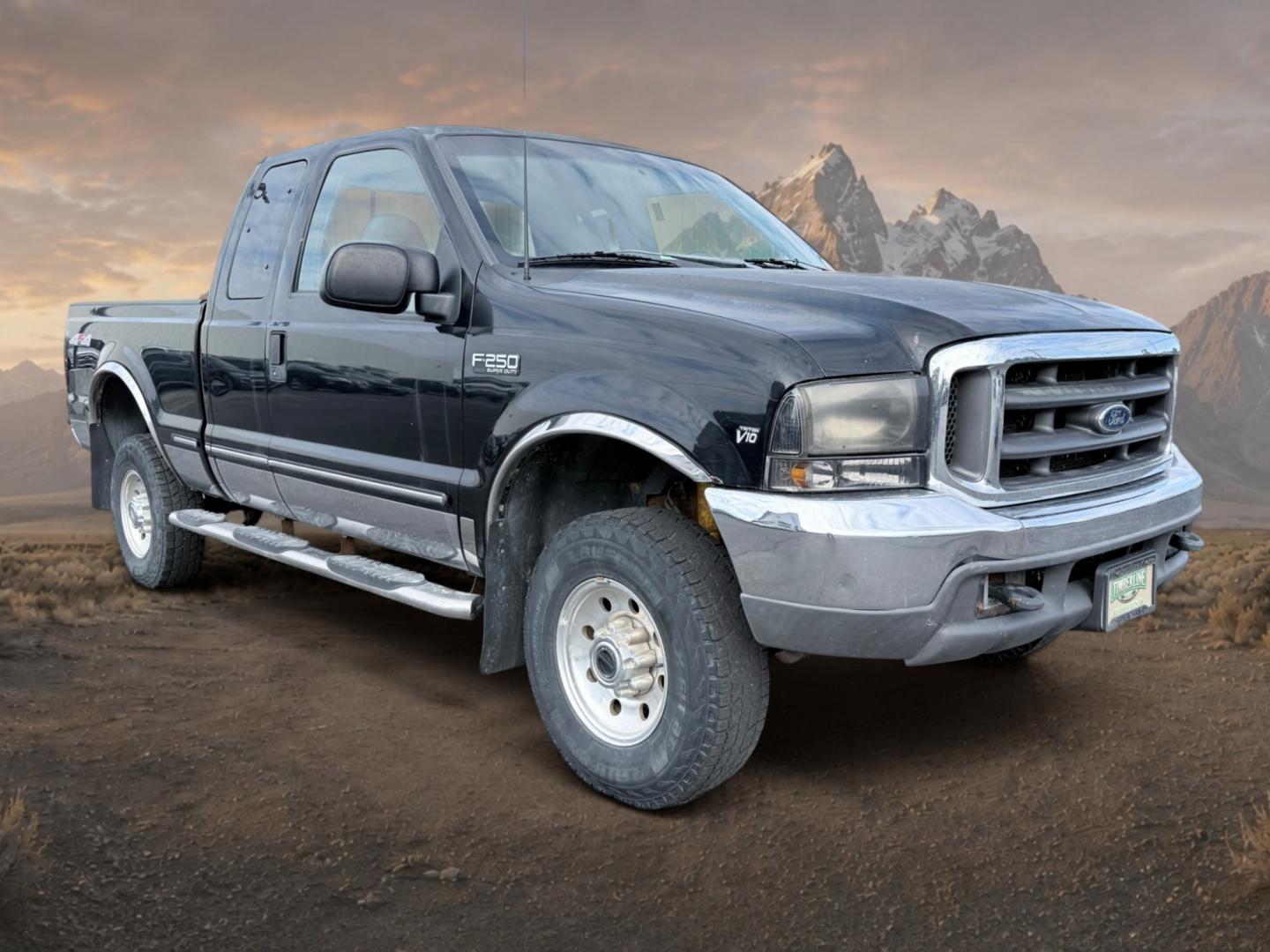 1999 Black Clearcoat /Medium Graphite Ford F-250 XLT (1FTNX21S8XE) with an V10, 6.8L (415 CID) engine, 4-speed automatic transmission, located at 1175 N Woodruff Ave, Idaho Falls, ID, 83401, 43.506901, -111.999657 - <b>Vehicle Details</b><br>Power, capability, and classic Ford toughness come together in this 1999 Ford F-250 Super Duty XLT 4WD, now available in Idaho Falls, ID. Built to handle hard work and weekend adventure alike, this heavy-duty pickup is powered by the legendary V10 6.8L (415 CID) gasoline en- Photo#6