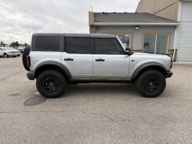 2022 SILVER /Medium Sandstone w/Black Onyx Ford Bronco (1FMEE5DP3NL) with an EcoBoost 27L V-6 portdirect injection engine, Automatic transmission, located at 1175 N Woodruff Ave, Idaho Falls, ID, 83401, 43.506901, -111.999657 - This 2022 Ford Bronco is a modern off-road SUV built to balance everyday driving comfort with serious adventure capability. Powered by a 2.7L EcoBoost V6, it delivers strong, responsive performance whether on the highway or exploring rougher terrain. The interior features leather seating with heated- Photo#33