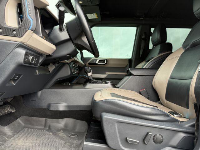 2022 SILVER /Medium Sandstone w/Black Onyx Ford Bronco (1FMEE5DP3NL) with an EcoBoost 27L V-6 portdirect injection engine, Automatic transmission, located at 1175 N Woodruff Ave, Idaho Falls, ID, 83401, 43.506901, -111.999657 - This 2022 Ford Bronco is a modern off-road SUV built to balance everyday driving comfort with serious adventure capability. Powered by a 2.7L EcoBoost V6, it delivers strong, responsive performance whether on the highway or exploring rougher terrain. The interior features leather seating with heated- Photo#39