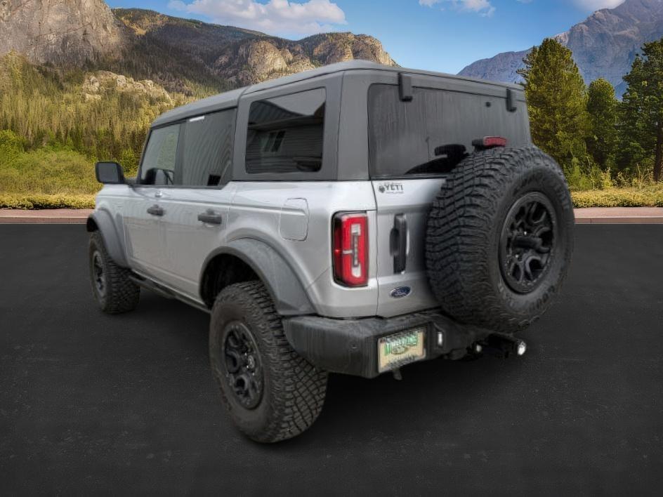 2022 SILVER /Medium Sandstone w/Black Onyx Ford Bronco (1FMEE5DP3NL) with an EcoBoost 27L V-6 portdirect injection engine, Automatic transmission, located at 1175 N Woodruff Ave, Idaho Falls, ID, 83401, 43.506901, -111.999657 - This 2022 Ford Bronco is a modern off-road SUV built to balance everyday driving comfort with serious adventure capability. Powered by a 2.7L EcoBoost V6, it delivers strong, responsive performance whether on the highway or exploring rougher terrain. The interior features leather seating with heated- Photo#2