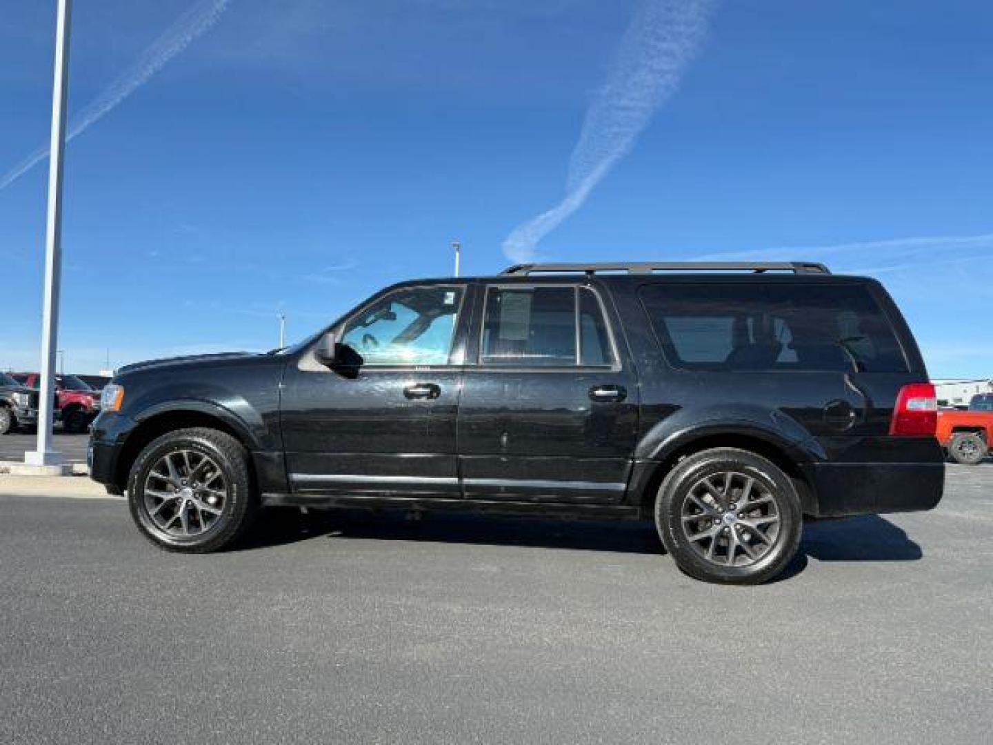 2017 BLACK /Ebony, leather Ford Expedition EL Limited 4WD (1FMJK2AT5HE) with an 3.5L V6 DOHC 24V FFV engine, 6-Speed Automatic transmission, located at 1235 N Woodruff Ave., Idaho Falls, 83401, (208) 523-1053, 43.507172, -112.000488 - Photo#0
