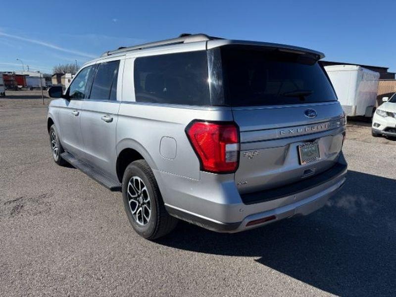2024 Iconic Silver Metallic /Black Onyx Ford Expedition MAX XLT (1FMJK1J80RE) with an V6, 3.5L engine, 10-speed automatic transmission, located at 1175 N Woodruff Ave, Idaho Falls, ID, 83401, 43.506901, -111.999657 - <b>Vehicle Details</b><br>Take on every drive with confidence in this pre-owned 2024 Ford Expedition MAX XLT 4WD, now available in Idaho Falls, ID. Built for families, road trips, towing, and everyday comfort, this full-size SUV delivers impressive capability with a powerful V6 3.5L gasoline engine- Photo#2