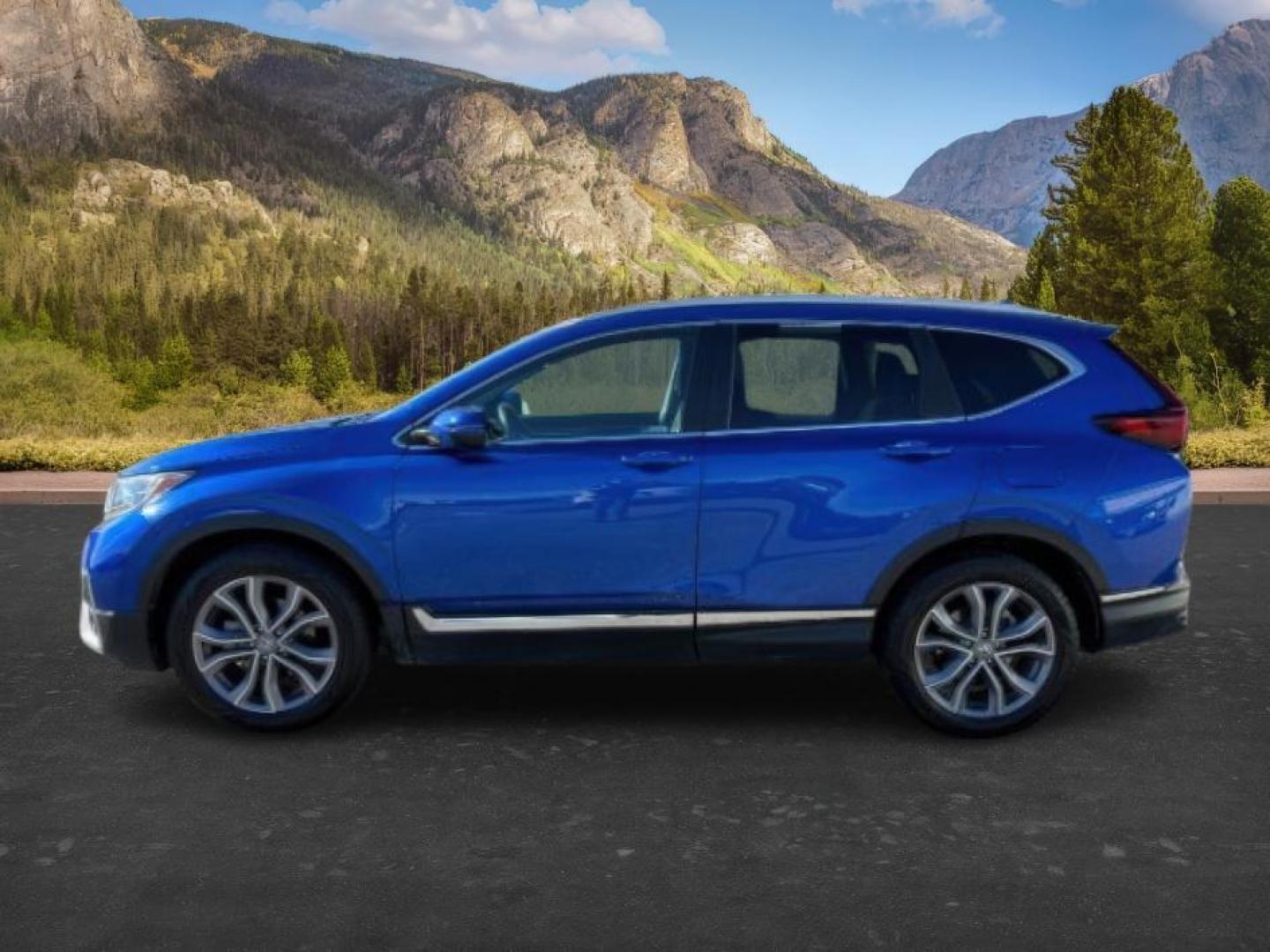 2020 BLUE /Black Honda CR-V AWD Touring (7FARW2H91LE) with an 1.5L I-4 gasoline direct injection engine, AUTOMATIC transmission, located at 1235 N Woodruff Ave., Idaho Falls, 83401, (208) 523-1053, 43.507172, -112.000488 - At Timberline Auto, finding a great deal on your next vehicle is always easy! Our experienced sales staff's goal is to help find you the right vehicle at the right price! Our knowledgeable finance department has options for almost any credit score. We offer extended service contract options to prote - Photo#1