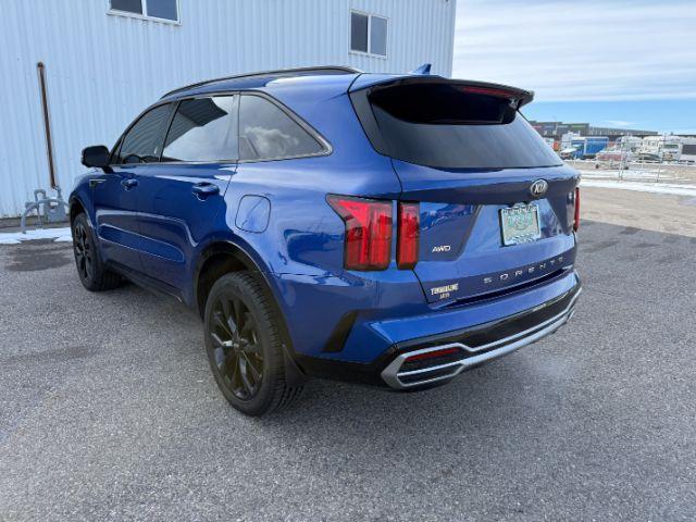 2021 BLUE /Black Kia Sorento SX | SX Prestige (5XYRKDLFXMG) with an 2.5L I-4 port/direct injection engine, AUTOMATIC transmission, located at 1235 N Woodruff Ave., Idaho Falls, 83401, (208) 523-1053, 43.507172, -112.000488 - Photo#32