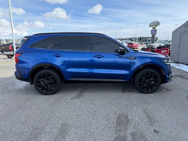 2021 BLUE /Black Kia Sorento SX | SX Prestige (5XYRKDLFXMG) with an 2.5L I-4 port/direct injection engine, AUTOMATIC transmission, located at 1235 N Woodruff Ave., Idaho Falls, 83401, (208) 523-1053, 43.507172, -112.000488 - Photo#39