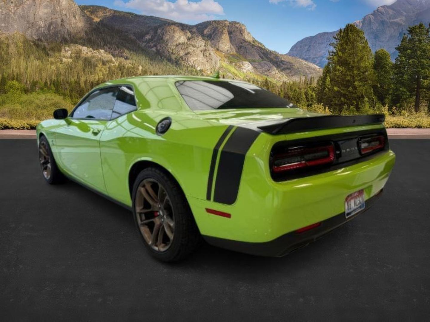 2023 GREEN /Black Dodge Challenger (2C3CDZFJ1PH) with an HEMI 64L V-8 premium unleaded engine, Automatic transmission, located at 1175 N Woodruff Ave, Idaho Falls, ID, 83401, 43.506901, -111.999657 - At Timberline Auto, finding a great deal on your next vehicle is always easy! Our experienced sales staff's goal is to help find you the right vehicle at the right price! Our knowledgeable finance department has options for almost any credit score. We offer extended service contract options to prote - Photo#2