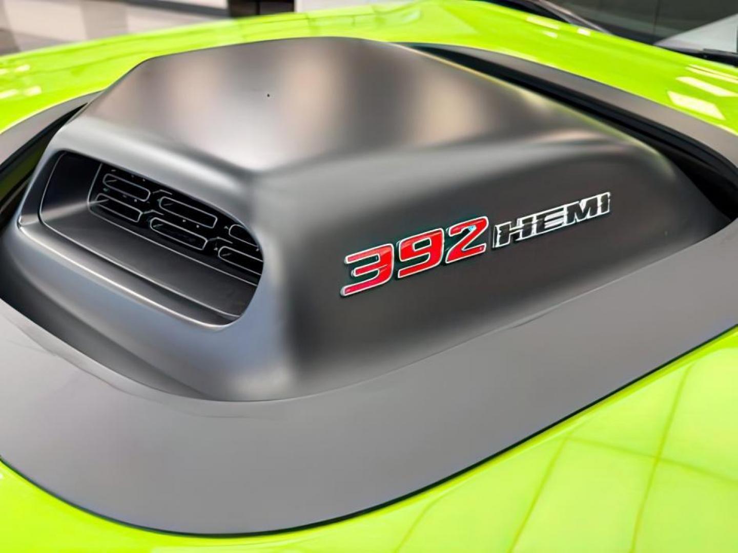 2023 GREEN /Black Dodge Challenger (2C3CDZFJ1PH) with an HEMI 64L V-8 premium unleaded engine, Automatic transmission, located at 1175 N Woodruff Ave, Idaho Falls, ID, 83401, 43.506901, -111.999657 - At Timberline Auto, finding a great deal on your next vehicle is always easy! Our experienced sales staff's goal is to help find you the right vehicle at the right price! Our knowledgeable finance department has options for almost any credit score. We offer extended service contract options to prote - Photo#10