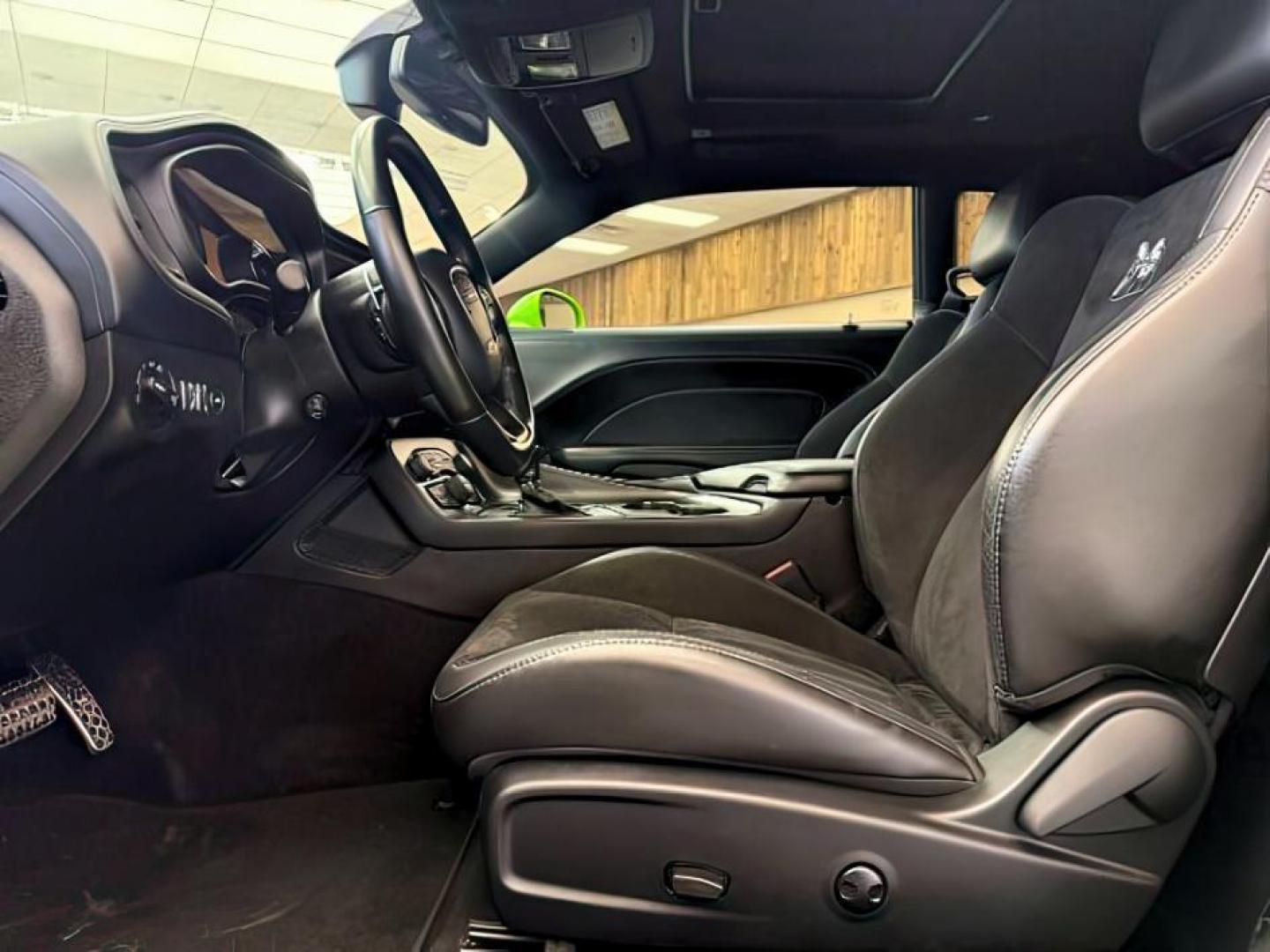 2023 GREEN /Black Dodge Challenger (2C3CDZFJ1PH) with an HEMI 64L V-8 premium unleaded engine, Automatic transmission, located at 1175 N Woodruff Ave, Idaho Falls, ID, 83401, 43.506901, -111.999657 - At Timberline Auto, finding a great deal on your next vehicle is always easy! Our experienced sales staff's goal is to help find you the right vehicle at the right price! Our knowledgeable finance department has options for almost any credit score. We offer extended service contract options to prote - Photo#12