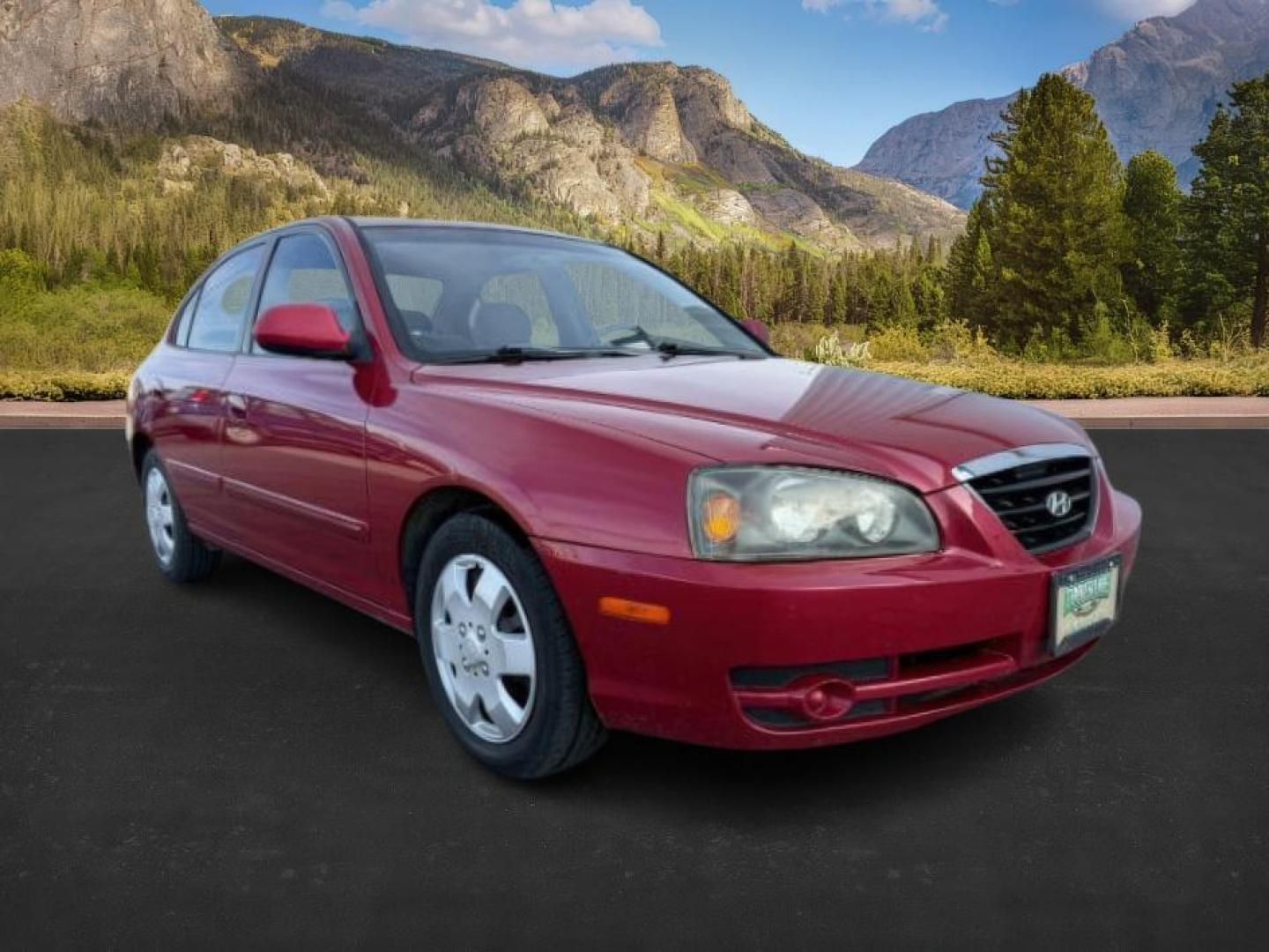 2004 RED /Gray Hyundai Elantra (KMHDN46D04U) with an 2L I-4 DOHC engine, Automatic transmission, located at 1175 N Woodruff Ave, Idaho Falls, ID, 83401, 43.506901, -111.999657 - At Timberline Auto, finding a great deal on your next vehicle is always easy! Our experienced sales staff's goal is to help find you the right vehicle at the right price! Our knowledgeable finance department has options for almost any credit score. We offer extended service contract options to prote - Photo#6
