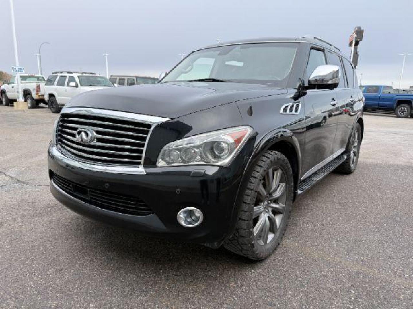 2013 BLACK /CLOTH Infiniti QX56 (JN8AZ2NEXD9) with an 56L V8 engine, Automatic transmission, located at 1175 N Woodruff Ave, Idaho Falls, ID, 83401, 43.506901, -111.999657 - Photo#30