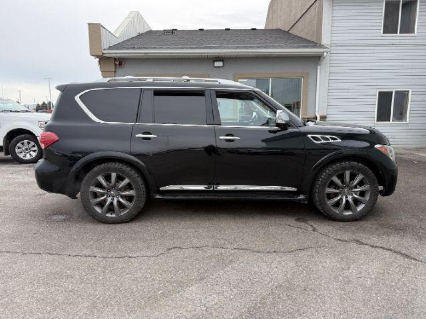2013 BLACK /CLOTH Infiniti QX56 (JN8AZ2NEXD9) with an 56L V8 engine, Automatic transmission, located at 1175 N Woodruff Ave, Idaho Falls, ID, 83401, 43.506901, -111.999657 - Photo#39