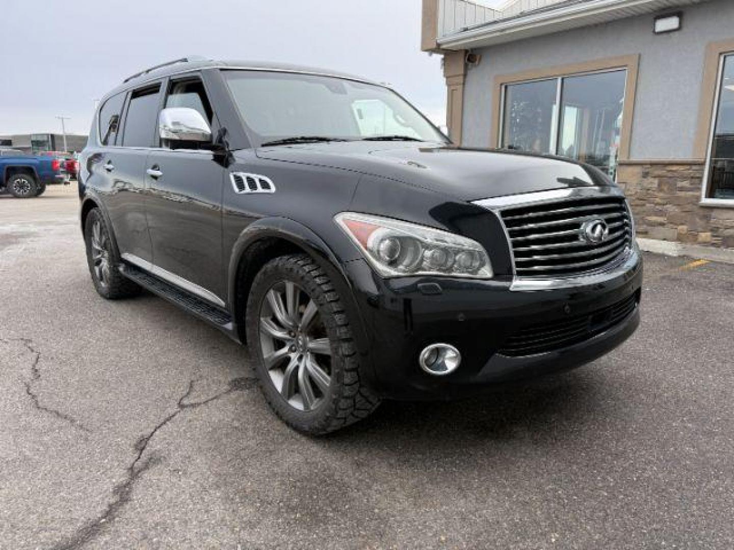 2013 BLACK /CLOTH Infiniti QX56 (JN8AZ2NEXD9) with an 56L V8 engine, Automatic transmission, located at 1175 N Woodruff Ave, Idaho Falls, ID, 83401, 43.506901, -111.999657 - Photo#40