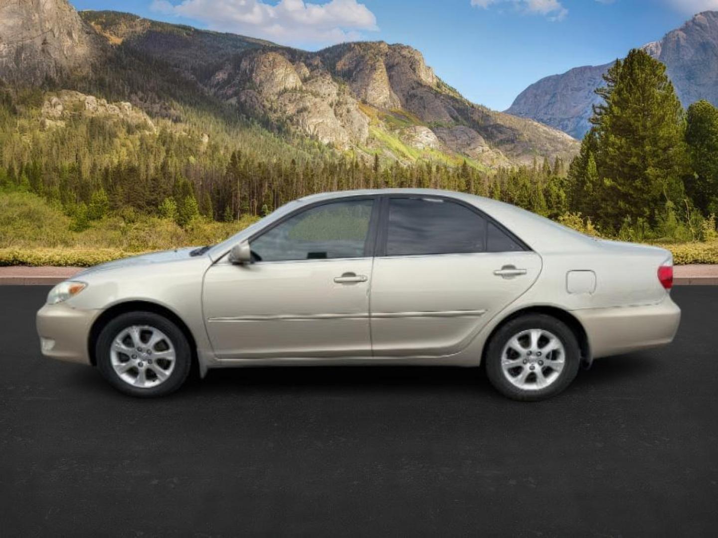 2005 GOLD /CLOTH Toyota Camry (4T1BF30K45U) with an 30L V6 engine, Automatic transmission, located at 1175 N Woodruff Ave, Idaho Falls, ID, 83401, 43.506901, -111.999657 - At Timberline Auto, finding a great deal on your next vehicle is always easy! Our experienced sales staff's goal is to help find you the right vehicle at the right price! Our knowledgeable finance department has options for almost any credit score. We offer extended service contract options to prote - Photo#1