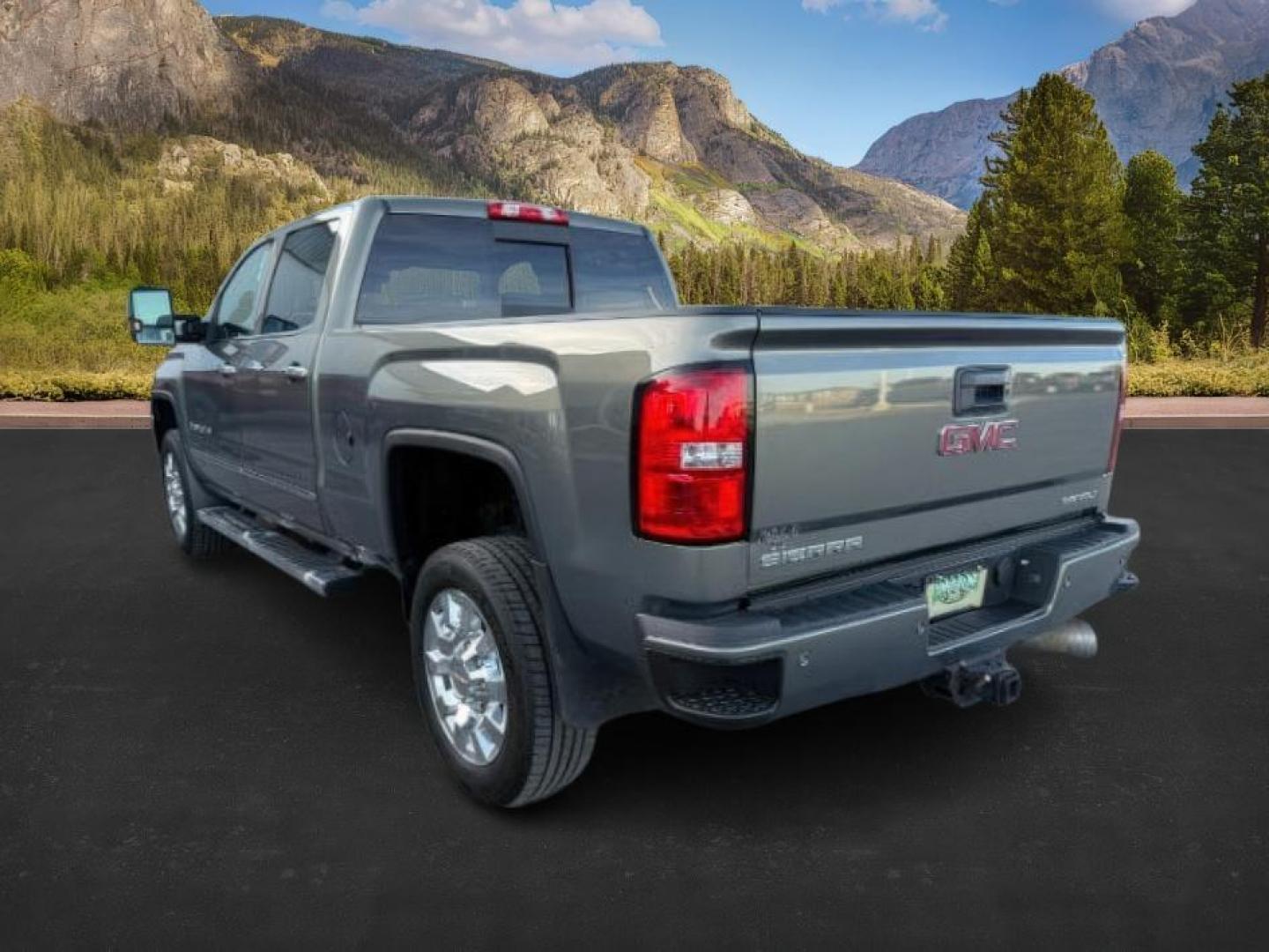 2018 GRAY /Jet Black GMC Sierra 2500HD (1GT12UEY6JF) with an 66L V8 16V OHV TURBO DIESEL engine, Automatic transmission, located at 1175 N Woodruff Ave, Idaho Falls, ID, 83401, 43.506901, -111.999657 - At Timberline Auto, finding a great deal on your next vehicle is always easy! Our experienced sales staff's goal is to help find you the right vehicle at the right price! Our knowledgeable finance department has options for almost any credit score. We offer extended service contract options to prote - Photo#2