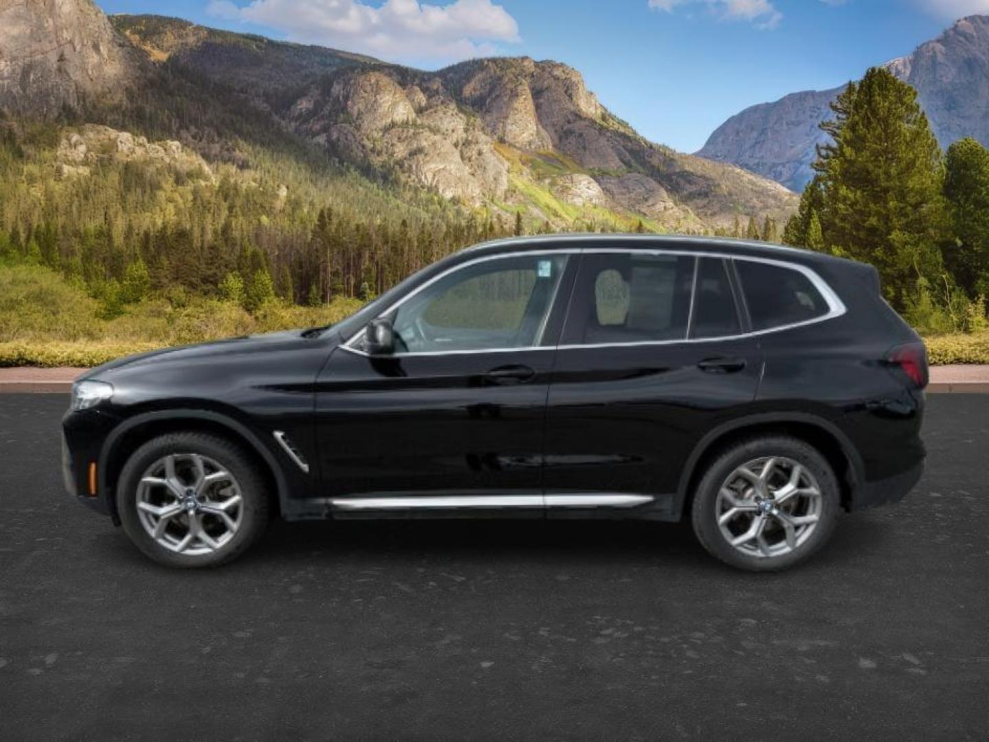 2024 BLACK /Black BMW X3 (5UX53DP05R9) with an 2L I-4 gasoline direct injection engine, Automatic transmission, located at 1175 N Woodruff Ave, Idaho Falls, ID, 83401, 43.506901, -111.999657 - At Timberline Auto, finding a great deal on your next vehicle is always easy! Our experienced sales staff's goal is to help find you the right vehicle at the right price! Our knowledgeable finance department has options for almost any credit score. We offer extended service contract options to prote - Photo#1