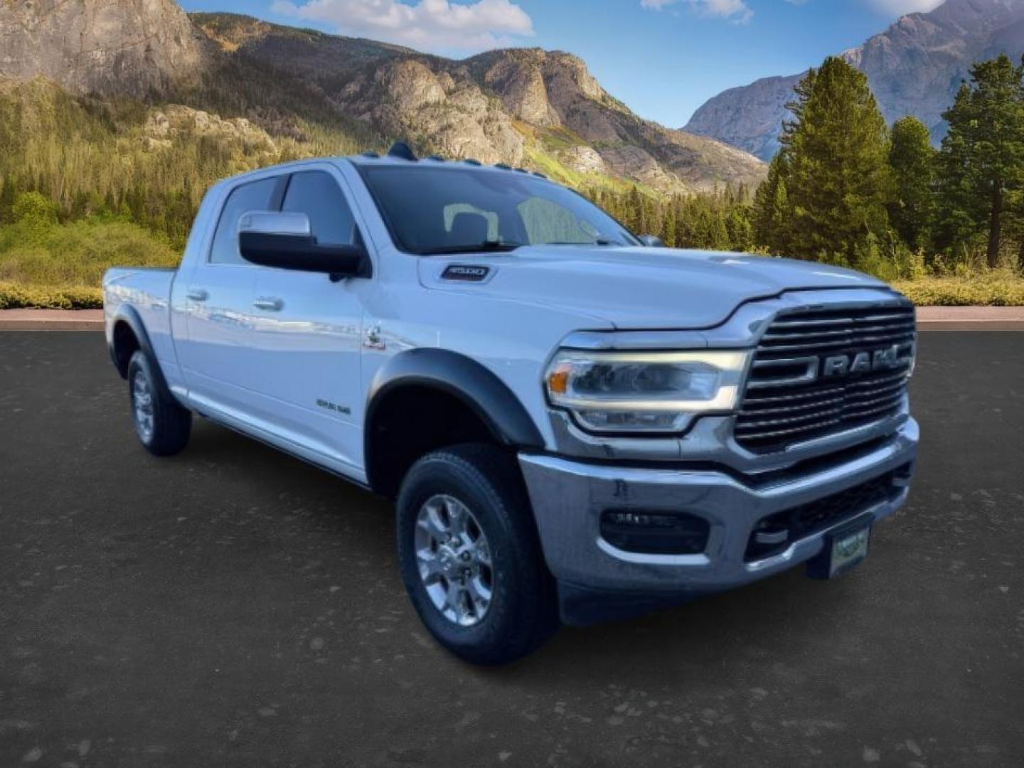 2019 WHITE /Black Ram 3500 (3C63R3ML1KG) with an Cummins 67L I-6 diesel direct injection engine, Automatic transmission, located at 1175 N Woodruff Ave, Idaho Falls, ID, 83401, 43.506901, -111.999657 - At Timberline Auto, finding a great deal on your next vehicle is always easy! Our experienced sales staff's goal is to help find you the right vehicle at the right price! Our knowledgeable finance department has options for almost any credit score. We offer extended service contract options to prote - Photo#8