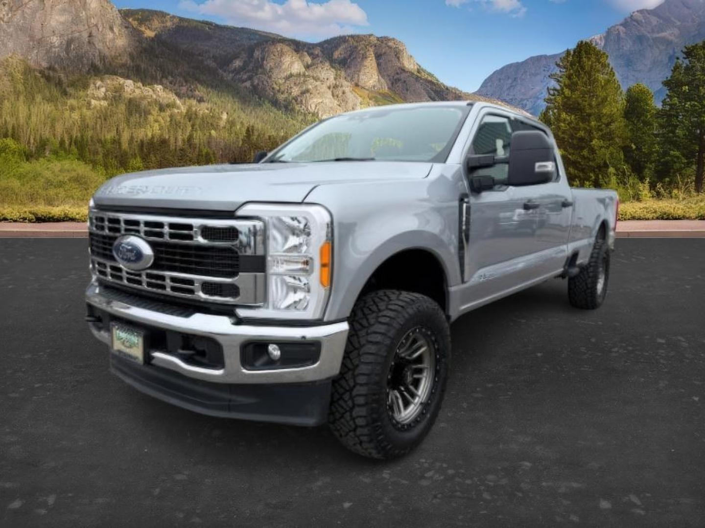 2023 SILVER /Medium Dark Slate Ford F-250 (1FT7W2BN9PE) with an 73L V-8 DEVCT variable valve control engine, Automatic transmission, located at 1175 N Woodruff Ave, Idaho Falls, ID, 83401, 43.506901, -111.999657 - At Timberline Auto, finding a great deal on your next vehicle is always easy! Our experienced sales staff's goal is to help find you the right vehicle at the right price! Our knowledgeable finance department has options for almost any credit score. We offer extended service contract options to prote - Photo#0