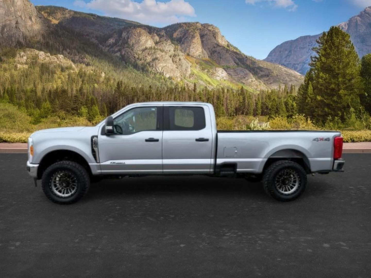 2023 SILVER /Medium Dark Slate Ford F-250 (1FT7W2BN9PE) with an 73L V-8 DEVCT variable valve control engine, Automatic transmission, located at 1175 N Woodruff Ave, Idaho Falls, ID, 83401, 43.506901, -111.999657 - At Timberline Auto, finding a great deal on your next vehicle is always easy! Our experienced sales staff's goal is to help find you the right vehicle at the right price! Our knowledgeable finance department has options for almost any credit score. We offer extended service contract options to prote - Photo#1