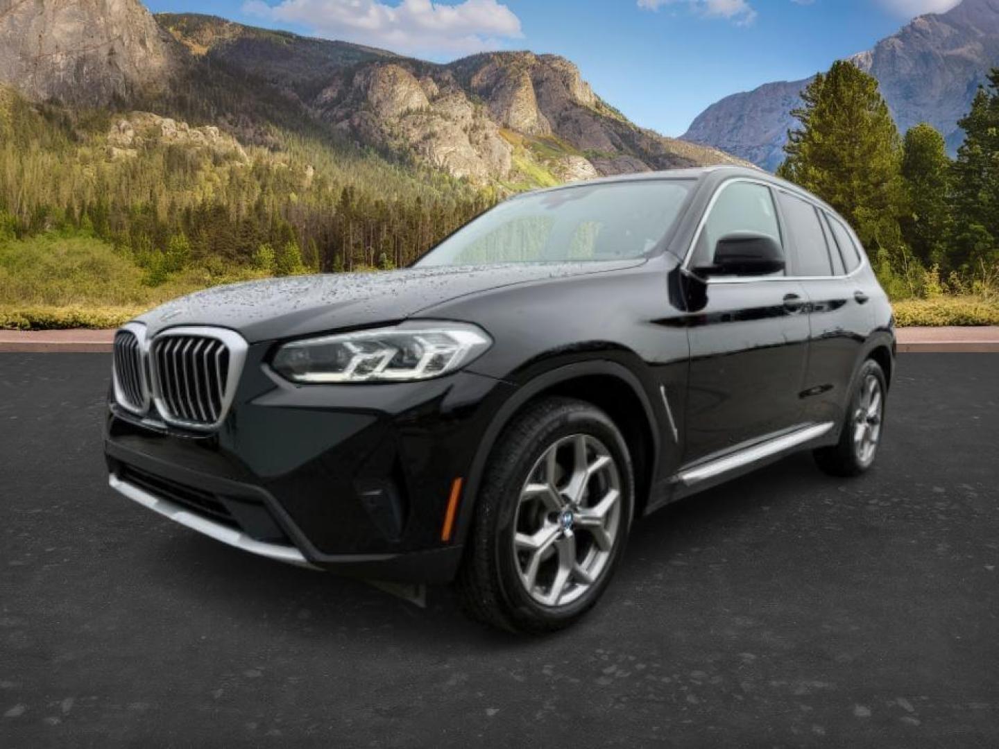 2024 BLACK /Black BMW X3 (5UX53DP00R9) with an 2L I-4 gasoline direct injection engine, Automatic transmission, located at 1175 N Woodruff Ave, Idaho Falls, ID, 83401, 43.506901, -111.999657 - At Timberline Auto, finding a great deal on your next vehicle is always easy! Our experienced sales staff's goal is to help find you the right vehicle at the right price! Our knowledgeable finance department has options for almost any credit score. We offer extended service contract options to prote - Photo#0