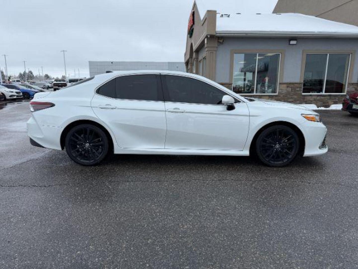 2021 Wind Chill Pearl /Black Toyota Camry (4T1F11BK0MU) with an 25L I-4 portdirect injection engine, Automatic transmission, located at 1175 N Woodruff Ave, Idaho Falls, ID, 83401, 43.506901, -111.999657 - Photo#32