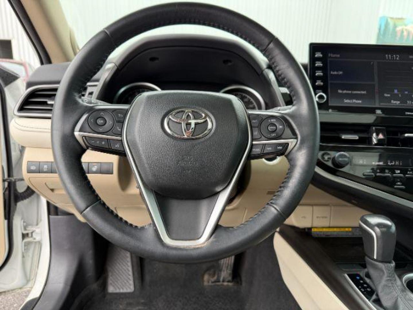 2021 Wind Chill Pearl /Black Toyota Camry (4T1F11BK0MU) with an 25L I-4 portdirect injection engine, Automatic transmission, located at 1175 N Woodruff Ave, Idaho Falls, ID, 83401, 43.506901, -111.999657 - Photo#40