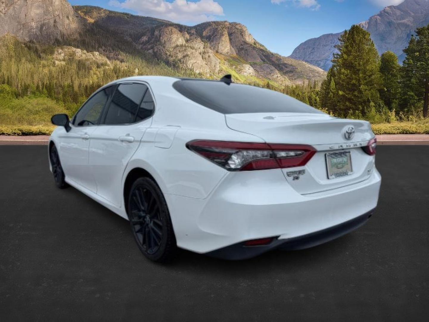 2021 Wind Chill Pearl /Black Toyota Camry (4T1F11BK0MU) with an 25L I-4 portdirect injection engine, Automatic transmission, located at 1175 N Woodruff Ave, Idaho Falls, ID, 83401, 43.506901, -111.999657 - Photo#2