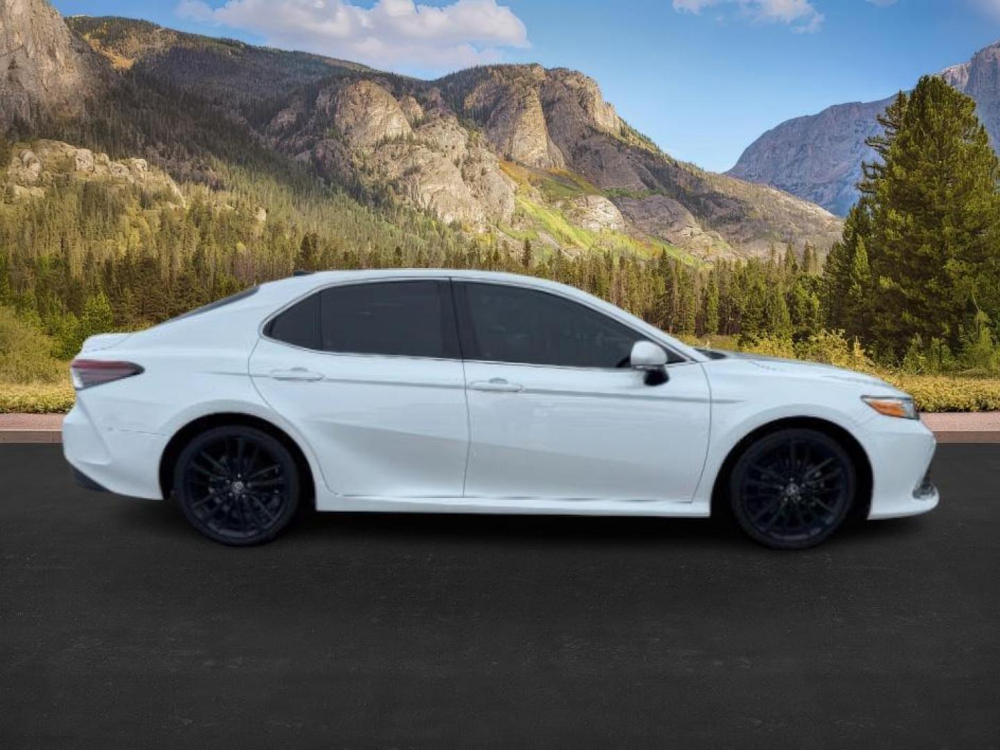 2021 Wind Chill Pearl /Black Toyota Camry (4T1F11BK0MU) with an 25L I-4 portdirect injection engine, Automatic transmission, located at 1175 N Woodruff Ave, Idaho Falls, ID, 83401, 43.506901, -111.999657 - Photo#6