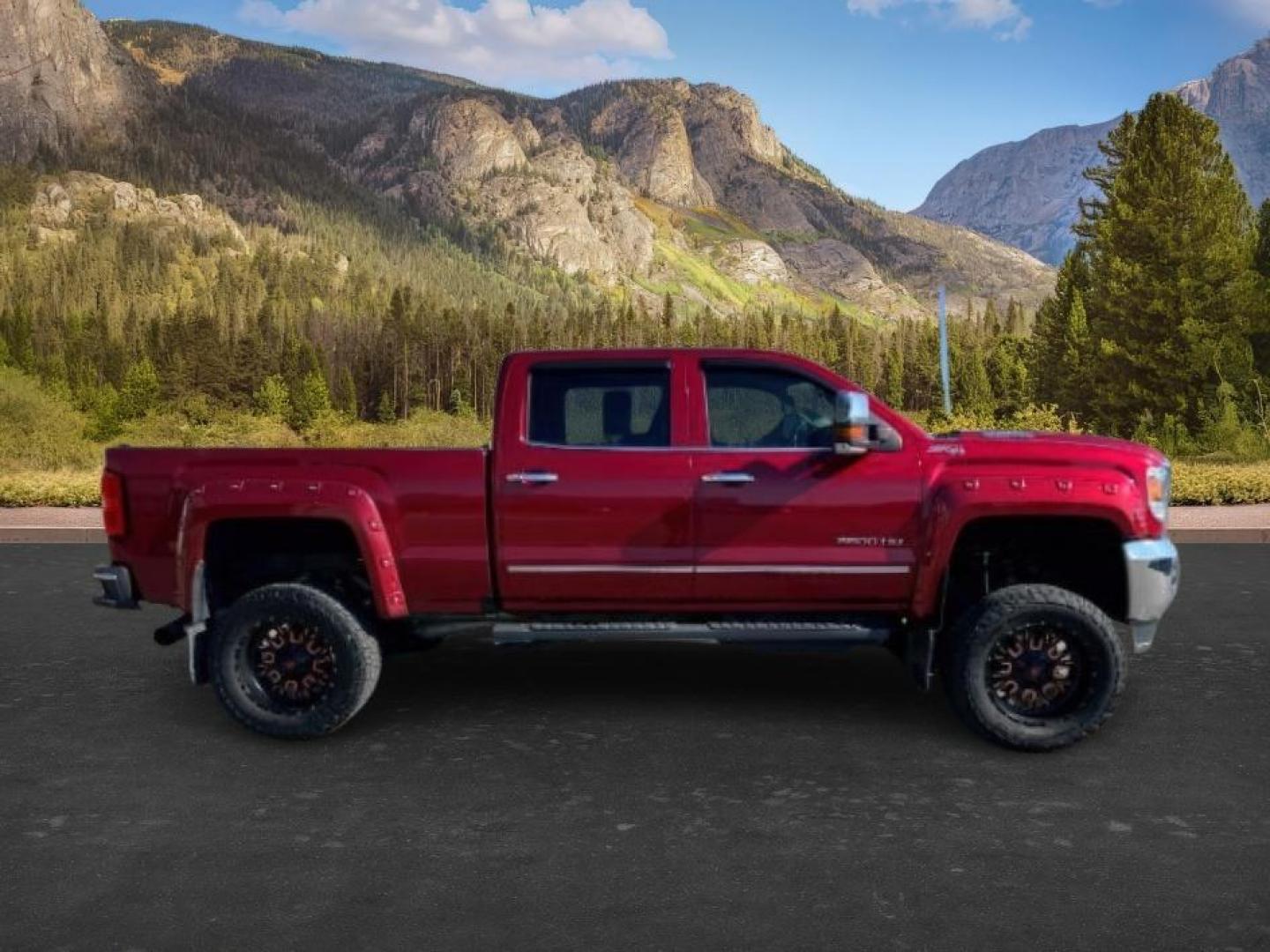 2018 RED /Jet Black GMC Sierra 3500HD (1GT42XCY4JF) with an Duramax 66L V-8 diesel direct injection engine, Automatic transmission, located at 1175 N Woodruff Ave, Idaho Falls, ID, 83401, 43.506901, -111.999657 - Heavy duty diesel strength and modern everyday convenience come together in this 2018 GMC Sierra 3500HD Crew Cab 4x4 equipped with the 6.6L Duramax turbo diesel engine. Built for serious towing and hauling, this 3500HD delivers the capability needed for trailers, equipment, and demanding workloads w- Photo#7