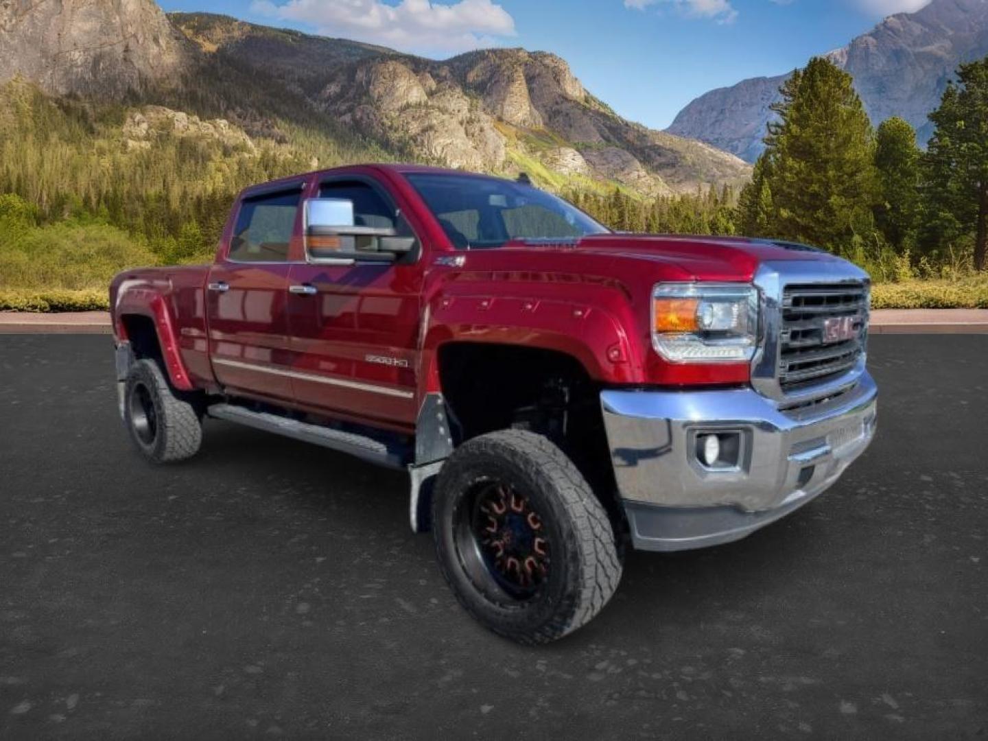 2018 RED /Jet Black GMC Sierra 3500HD (1GT42XCY4JF) with an Duramax 66L V-8 diesel direct injection engine, Automatic transmission, located at 1175 N Woodruff Ave, Idaho Falls, ID, 83401, 43.506901, -111.999657 - Heavy duty diesel strength and modern everyday convenience come together in this 2018 GMC Sierra 3500HD Crew Cab 4x4 equipped with the 6.6L Duramax turbo diesel engine. Built for serious towing and hauling, this 3500HD delivers the capability needed for trailers, equipment, and demanding workloads w- Photo#8