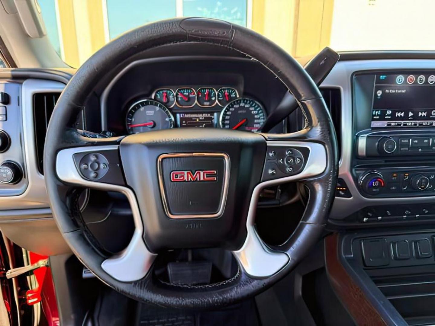 2018 RED /Jet Black GMC Sierra 3500HD (1GT42XCY4JF) with an Duramax 66L V-8 diesel direct injection engine, Automatic transmission, located at 1175 N Woodruff Ave, Idaho Falls, ID, 83401, 43.506901, -111.999657 - Heavy duty diesel strength and modern everyday convenience come together in this 2018 GMC Sierra 3500HD Crew Cab 4x4 equipped with the 6.6L Duramax turbo diesel engine. Built for serious towing and hauling, this 3500HD delivers the capability needed for trailers, equipment, and demanding workloads w- Photo#15