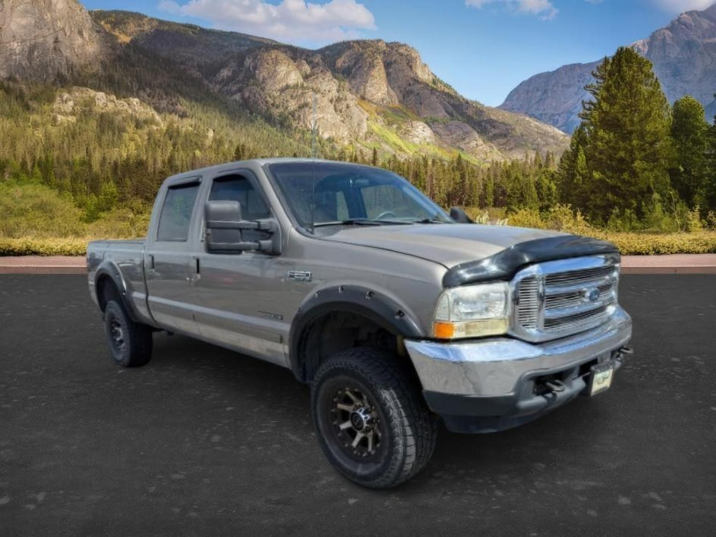2002 BROWN /LEATHER Ford Super Duty F-250 (1FTNW21F02E) with an 73L V8 engine, Automatic transmission, located at 1175 N Woodruff Ave, Idaho Falls, ID, 83401, 43.506901, -111.999657 - This 2002 Ford F-250 Super Duty is a heavy-duty pickup built for serious work and strong diesel performance. Powered by the legendary 7.3L Power Stroke diesel, it delivers the low-end torque and hauling capability these trucks are known for. It comes lifted and sits on XD wheels, giving it an aggres- Photo#7